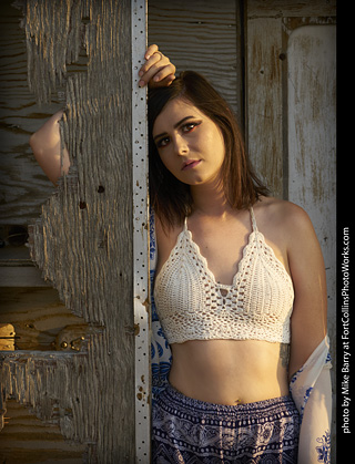 Lily at the Farm Model Shoot