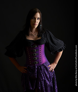 Corset model shoot