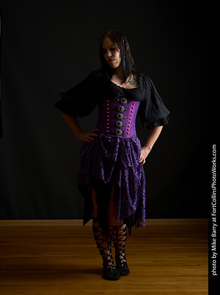 Corset model shoot