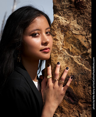 Sydnee in The Rock Garden
