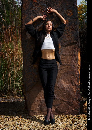 Sydnee in The Rock Garden