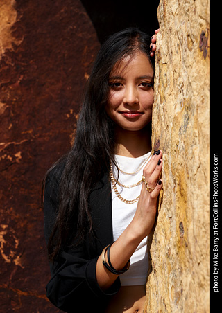 Sydnee in The Rock Garden