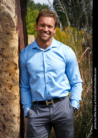 Tony in The Rock Garden