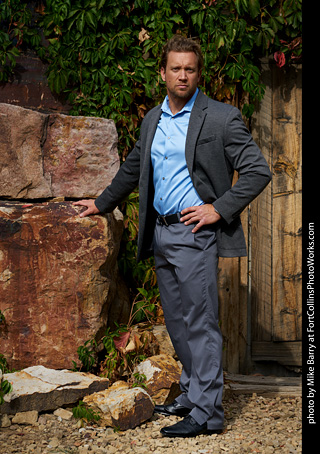 Tony in The Rock Garden