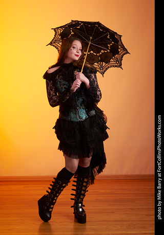 Steampunk Model Shoot with Brenna