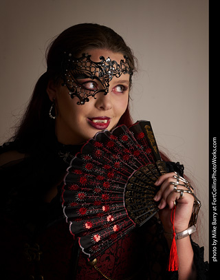 Brenna at the Halloween shoot