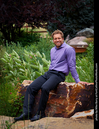 Tony at The Rock Garden