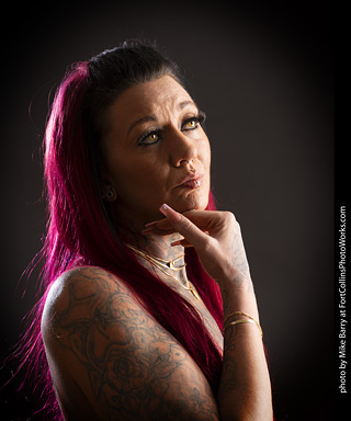 Tiphani lingerie model shoot