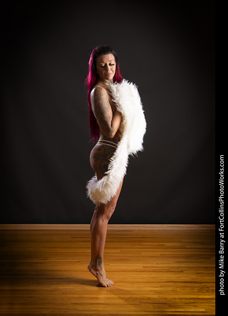 Tiphani lingerie model shoot