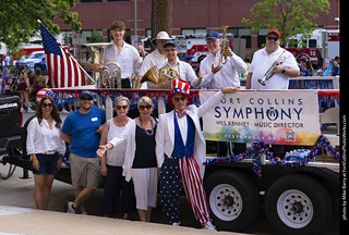 Fort Collins Symphony at the July 4 parade