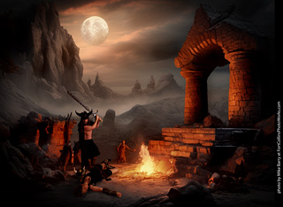 Shelly and Andrew Viking shoot