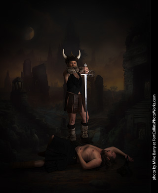 Shelly and Andrew Viking shoot