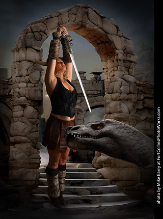 Shelly and Andrew Viking shoot