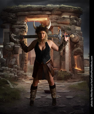 Shelly and Andrew Viking shoot