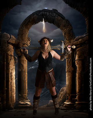 Shelly and Andrew Viking shoot