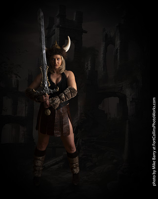 Shelly and Andrew Viking shoot