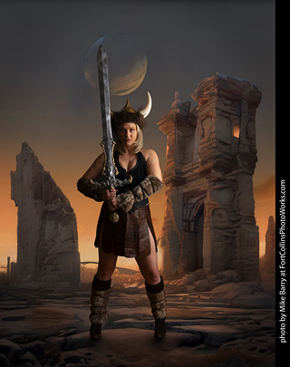 Shelly and Andrew Viking shoot