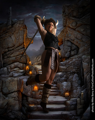 Shelly and Andrew Viking shoot