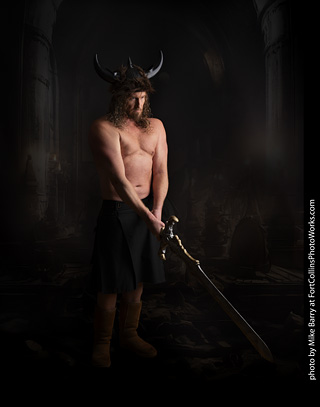 Shelly and Andrew Viking shoot