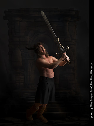 Shelly and Andrew Viking shoot