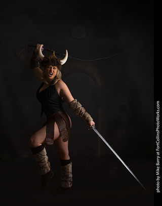 Shelly and Andrew Viking shoot