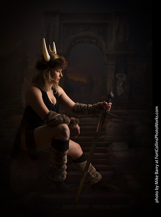 Shelly and Andrew Viking shoot