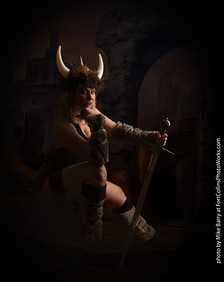 Shelly and Andrew Viking shoot