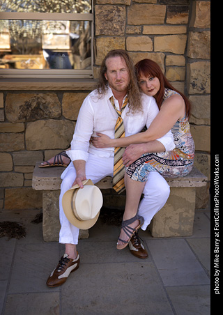 Shelly and Andrew at The Rock Garden