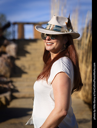 Shelly and Andrew at The Rock Garden
