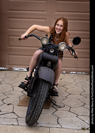 Addie at the TLC Vintage Model Shoot