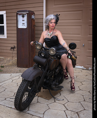 Elizabeth at the TLC Vintage Model Shoot