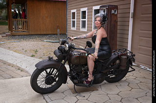 Elizabeth at the TLC Vintage Model Shoot