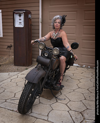 Elizabeth at the TLC Vintage Model Shoot