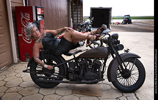 Elizabeth at the TLC Vintage Model Shoot