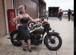 Elizabeth at the TLC Vintage Model Shoot