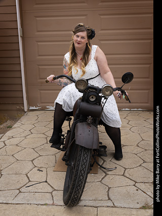 Holly at the TLC Vintage Model Shoot