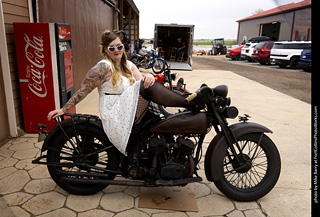 Holly at the TLC Vintage Model Shoot