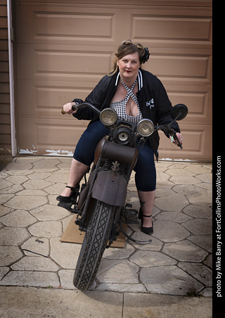 Holly at the TLC Vintage Model Shoot