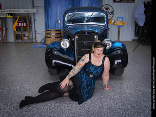 Holly at the TLC Vintage Model Shoot