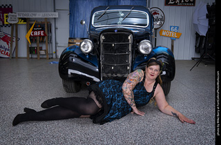 Holly at the TLC Vintage Model Shoot