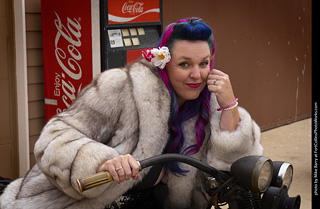 Jennifer at the TLC Vintage Model Shoot