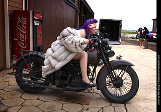 Jennifer at the TLC Vintage Model Shoot