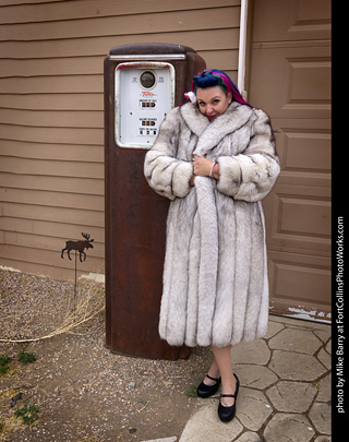Jennifer at the TLC Vintage Model Shoot