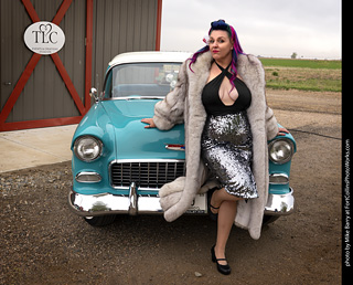 Jennifer at the TLC Vintage Model Shoot