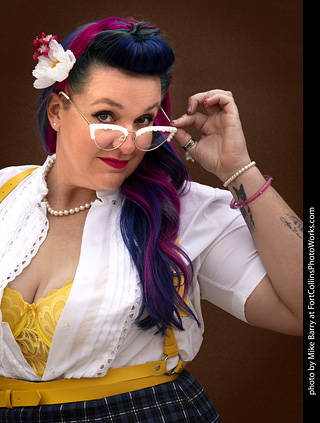 Jennifer at the TLC Vintage Model Shoot
