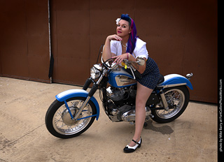Jennifer at the TLC Vintage Model Shoot