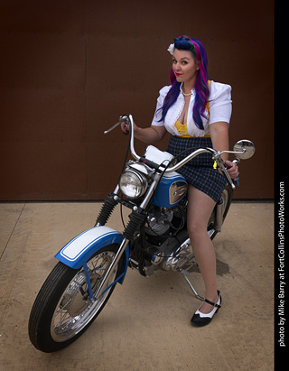 Jennifer at the TLC Vintage Model Shoot