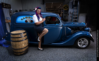 Jennifer at the TLC Vintage Model Shoot
