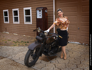Kim at the TLC Vintage Model Shoot