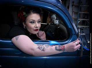 Mariah at the TLC Vintage Model Shoot